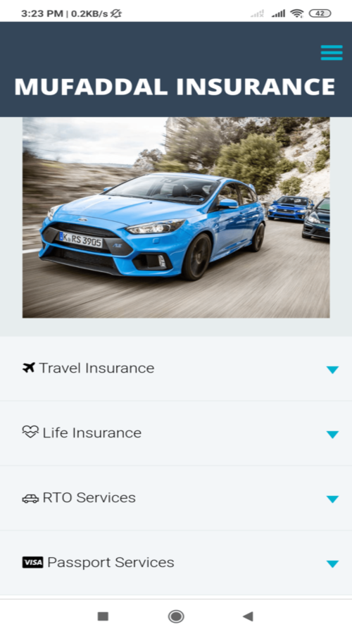 Muffadal Insurance screenshot 4